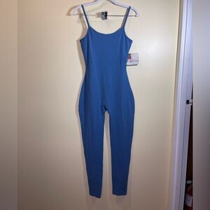 Blue Gaiam Strappy Tank Jumpsuit  size M